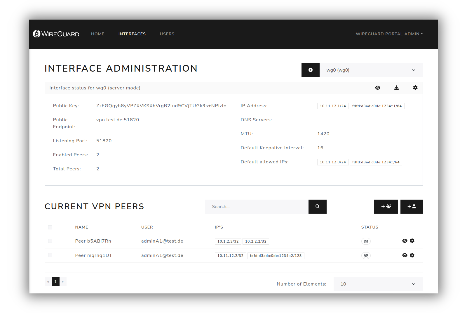 WireGuard přes web: Instalace a konfigurace WireGuard portálu